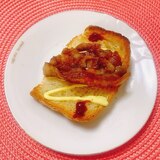 焼き肉♪マヨトースト☆.*・゜